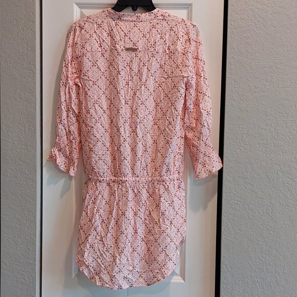 heidi klein Tybee Island Tunic Smock Waist Tiered Mini Dress Women's Size XS - Picture 6 of 13